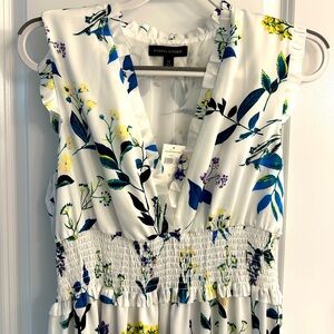 Hi low satin like dress